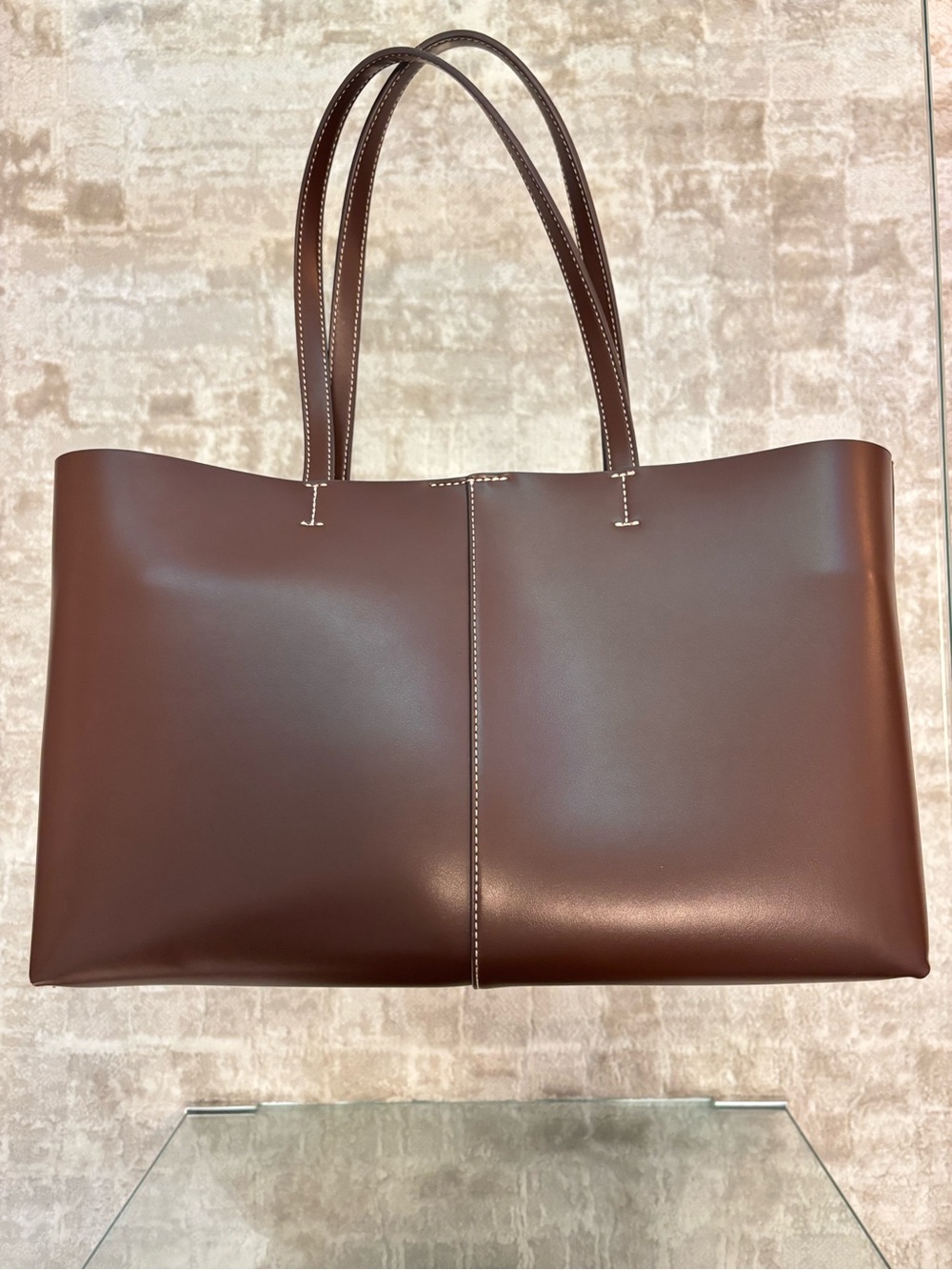 Mango Brown Shopper Bag